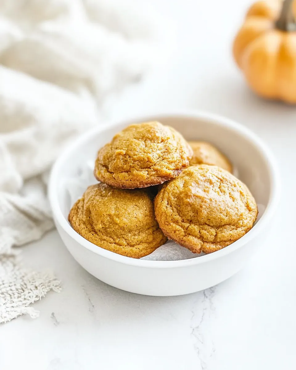 Soft Pumpkin Cookies