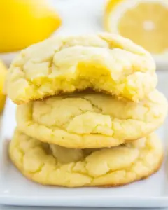 Soft and Chewy Lemon Cookies