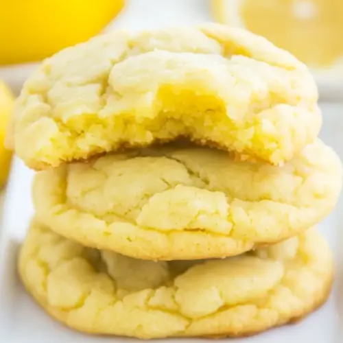 Soft and Chewy Lemon Cookies