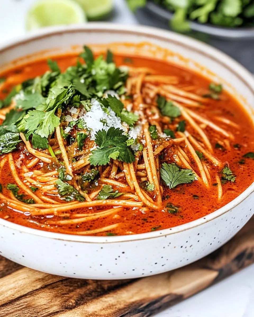Sopa de fideo