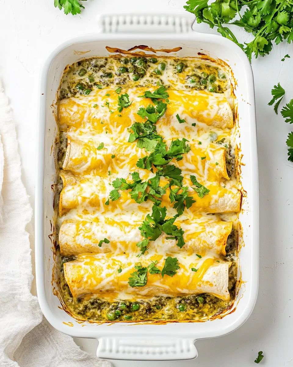 Sour Cream Chicken Enchiladas