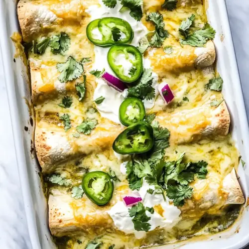 Sour Cream Chicken Enchiladas