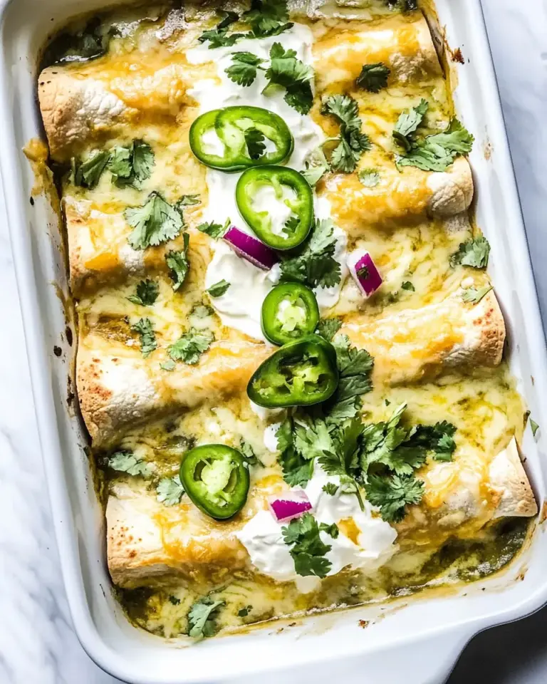 Sour Cream Chicken Enchiladas