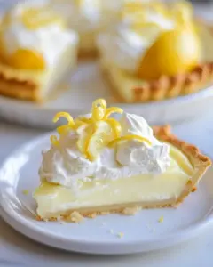 Sour Cream Lemon Pie