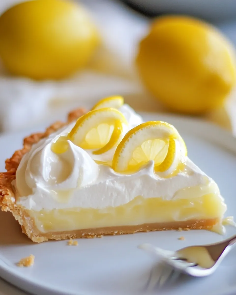 Sour Cream Lemon Pie