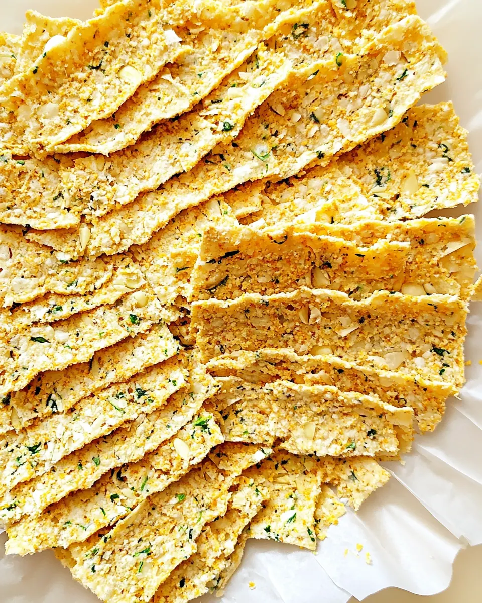 Sourdough Crackers with Field Garlic