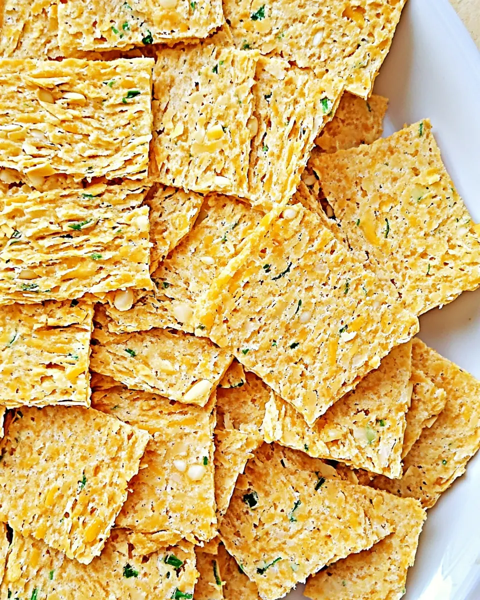 Sourdough Crackers with Field Garlic