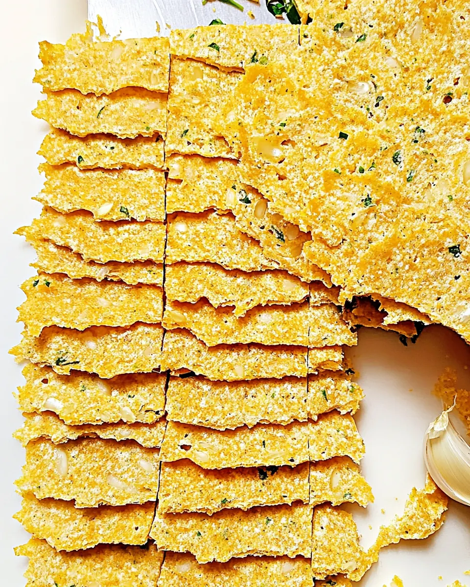 Sourdough Crackers with Field Garlic