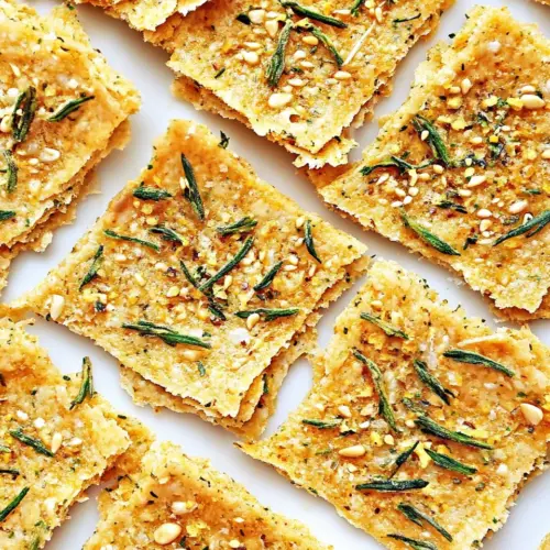 Sourdough Crackers with Field Garlic