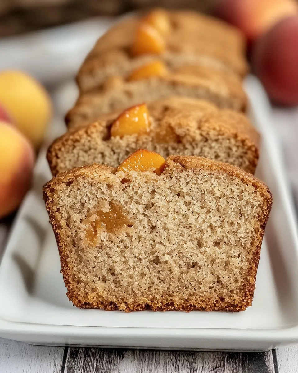 Southern Peach Bread