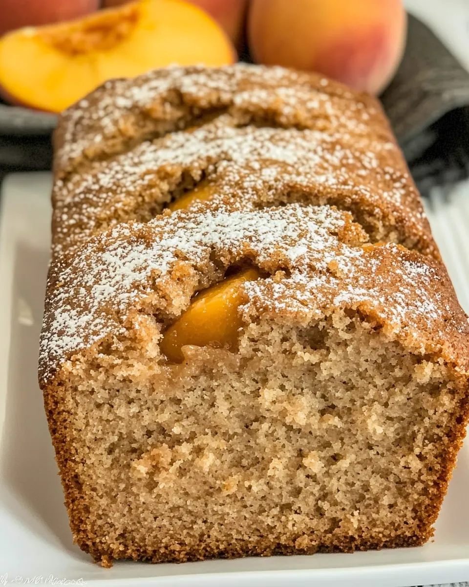 Southern Peach Bread