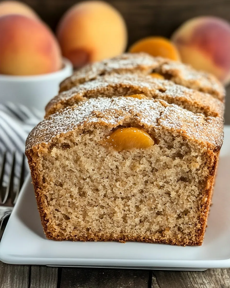 Southern Peach Bread