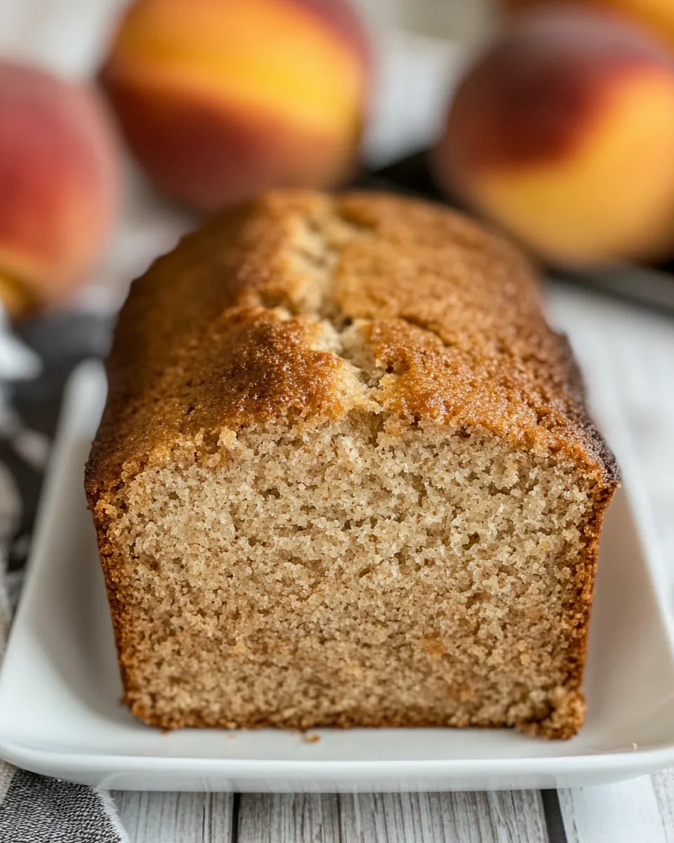 Southern Peach Bread