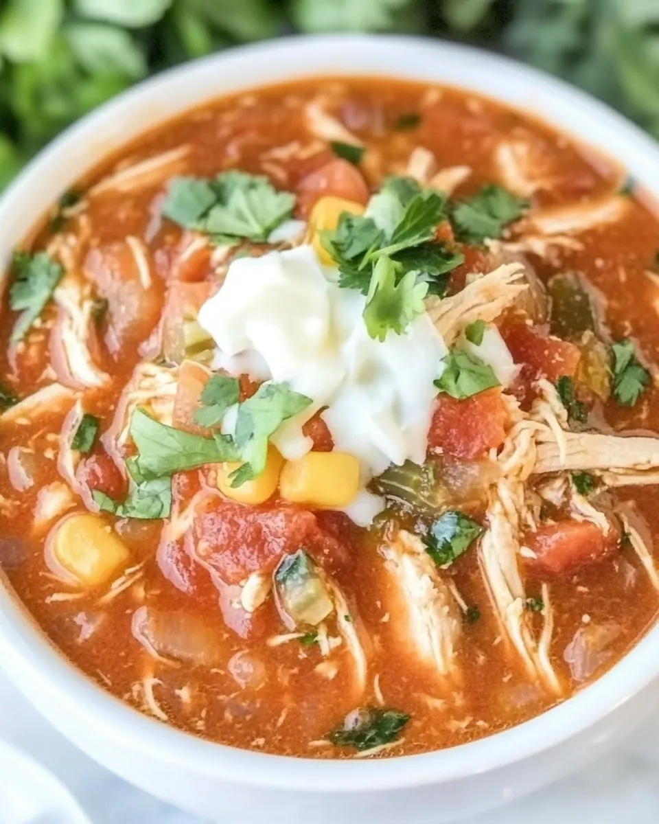 Southwest Chicken Soup