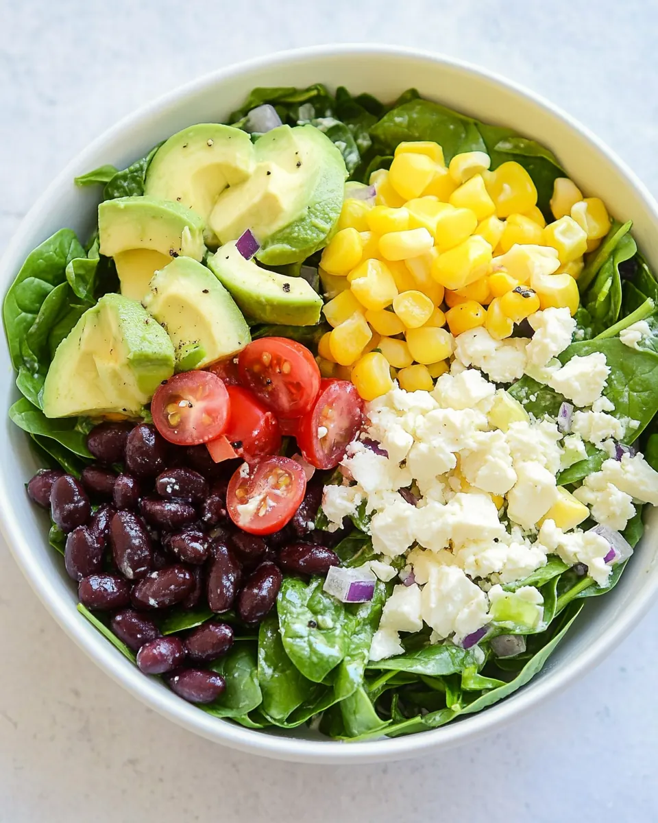 Southwest Spinach Salad