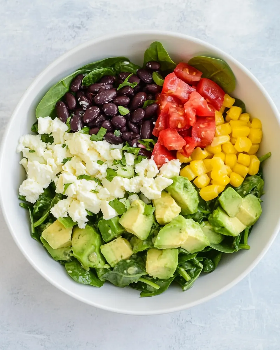 Southwest Spinach Salad