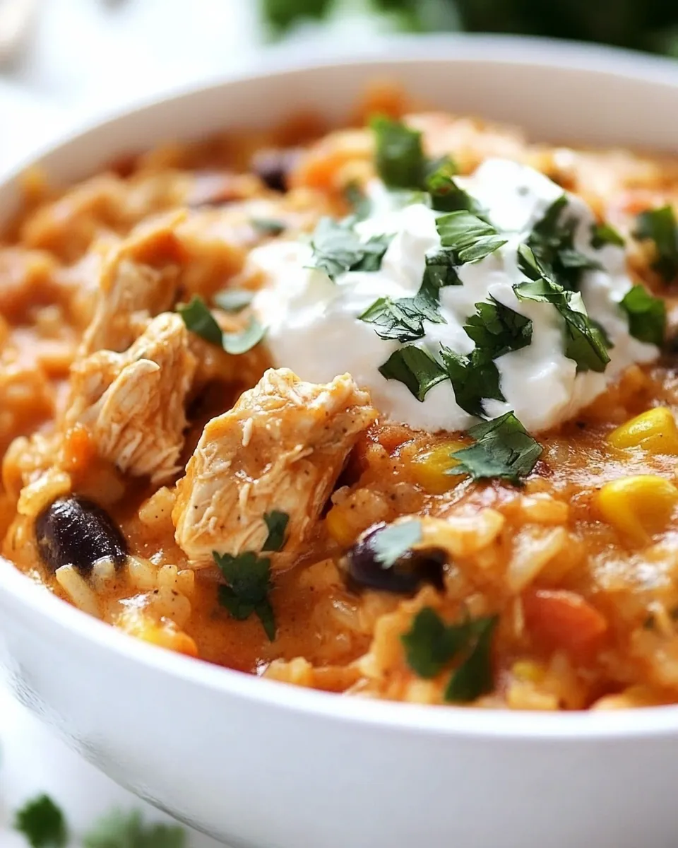 Southwestern Crock Pot Chicken and Rice Recipe