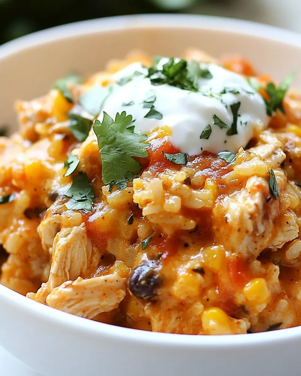 Southwestern Crock Pot Chicken and Rice Recipe