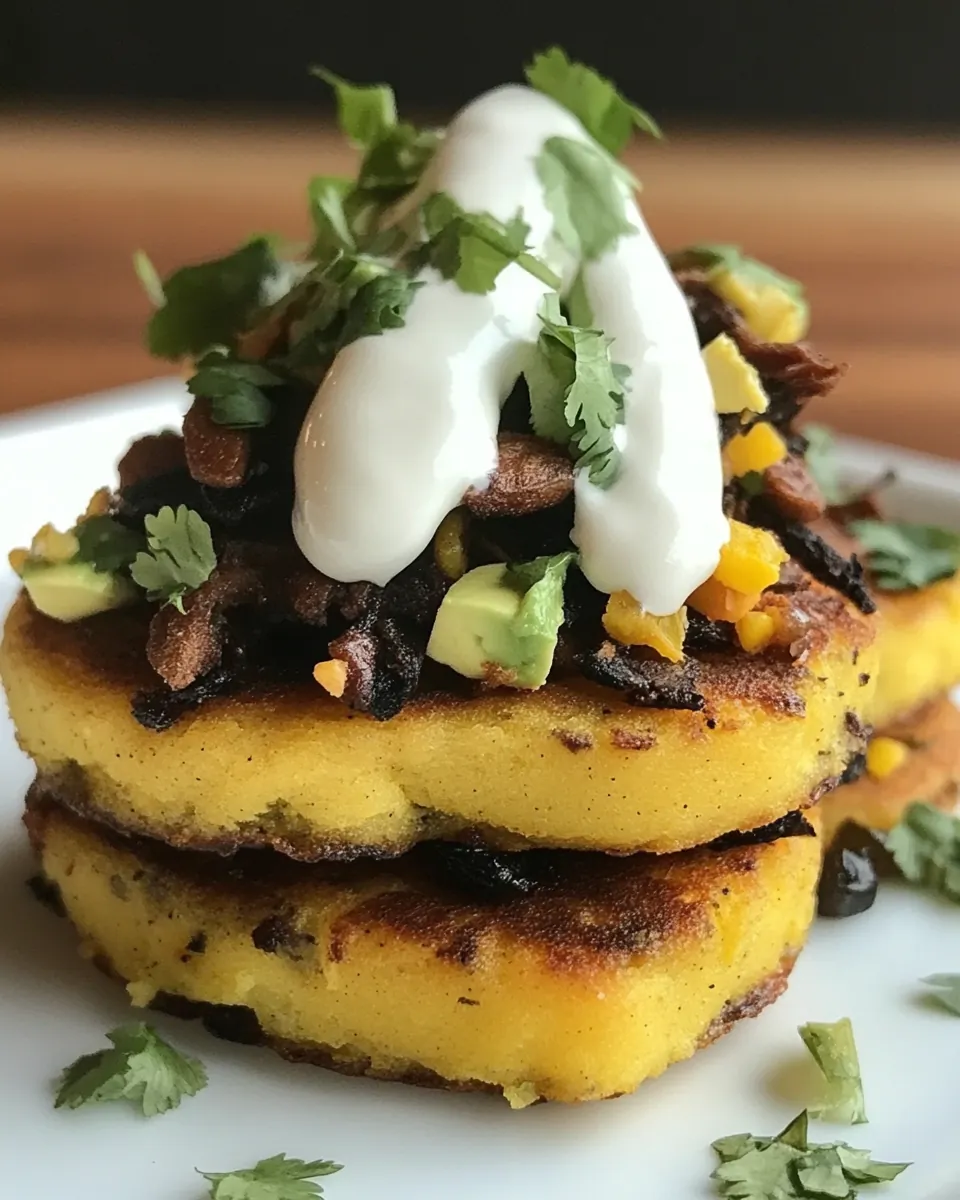 Southwestern Polenta Cakes