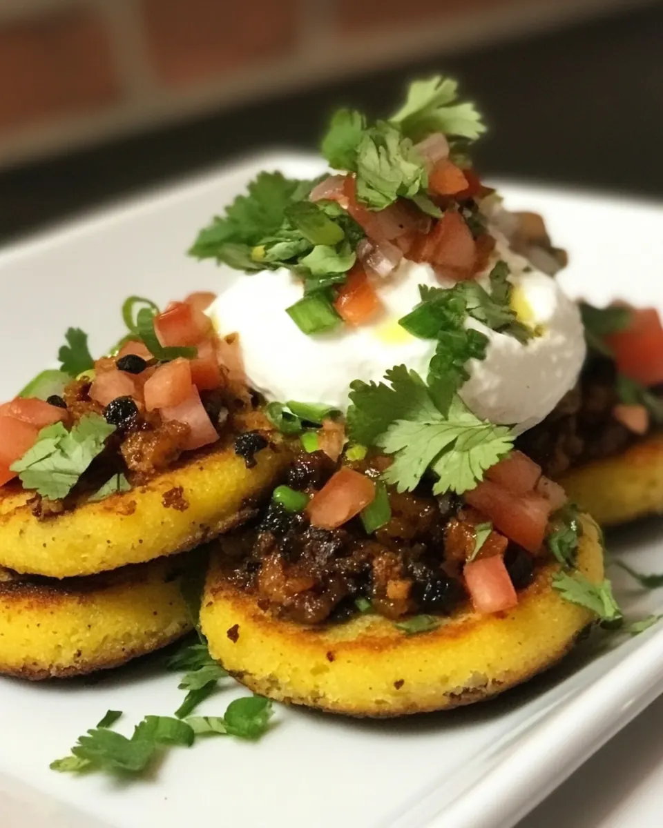 Southwestern Polenta Cakes