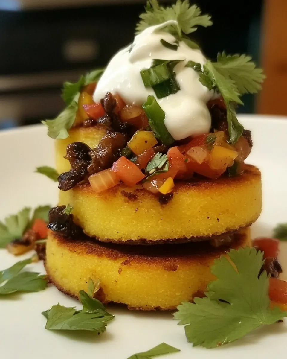 Southwestern Polenta Cakes