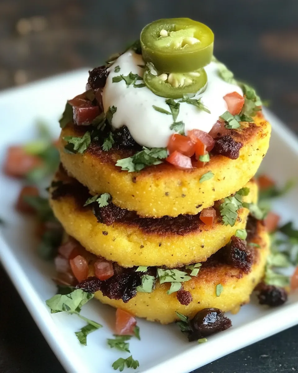 Southwestern Polenta Cakes