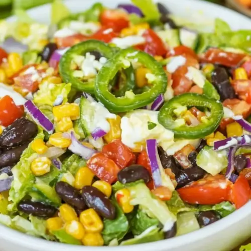 Southwestern Salad with Jalapeno Lime Vinaigrette