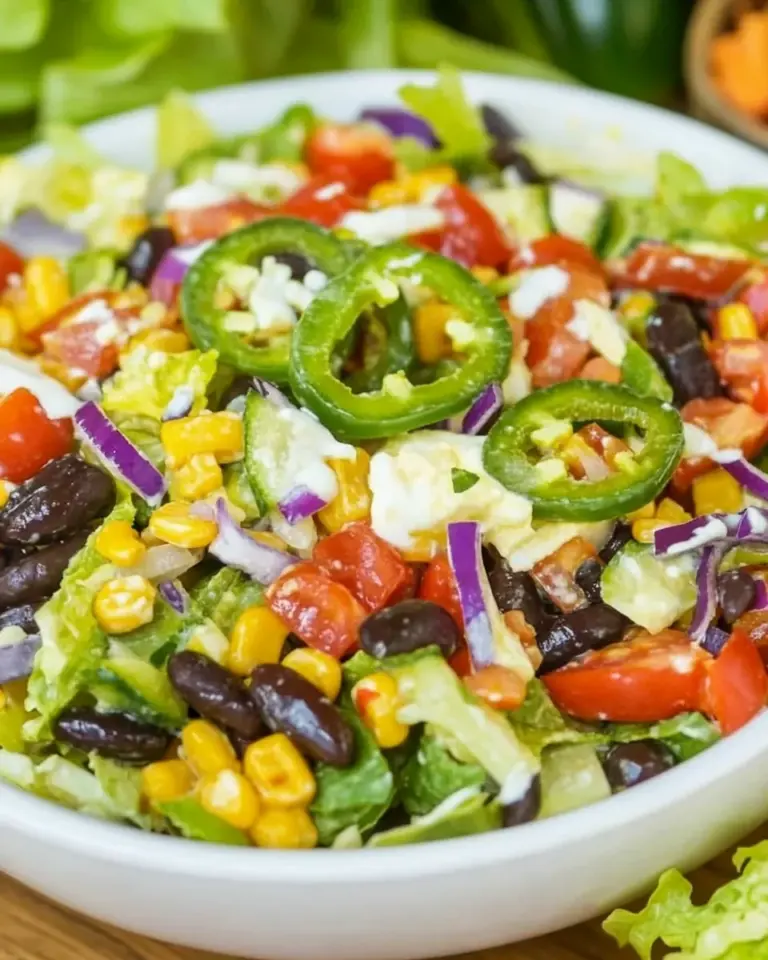 Southwestern Salad with Jalapeno Lime Vinaigrette