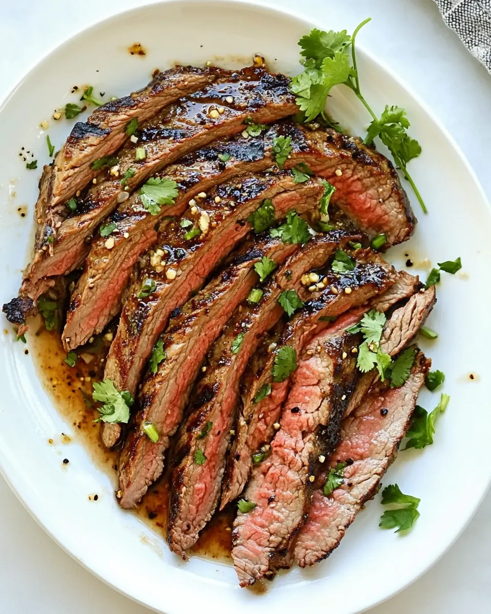 Soy Marinated Flank Steak