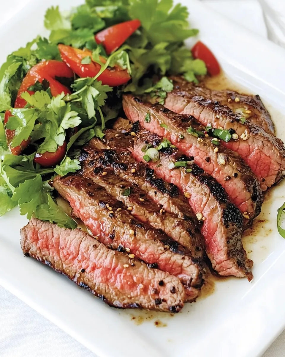 Soy Marinated Flank Steak