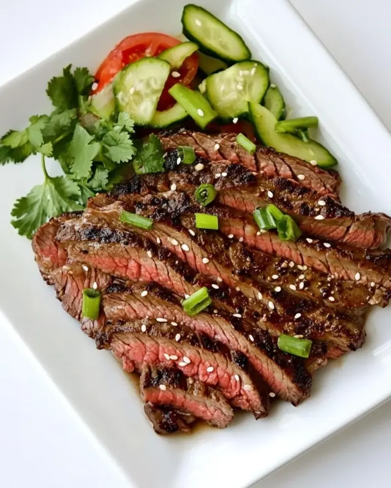 Soy Marinated Flank Steak