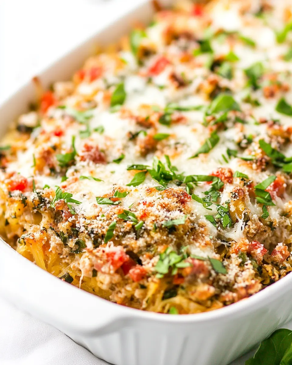 Spaghetti Squash Casserole