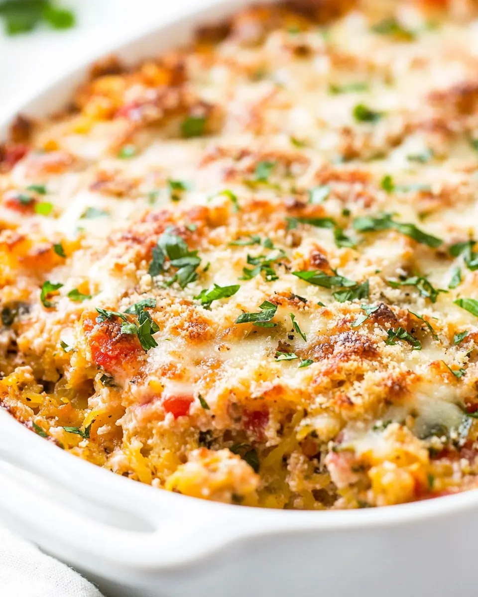 Spaghetti Squash Casserole