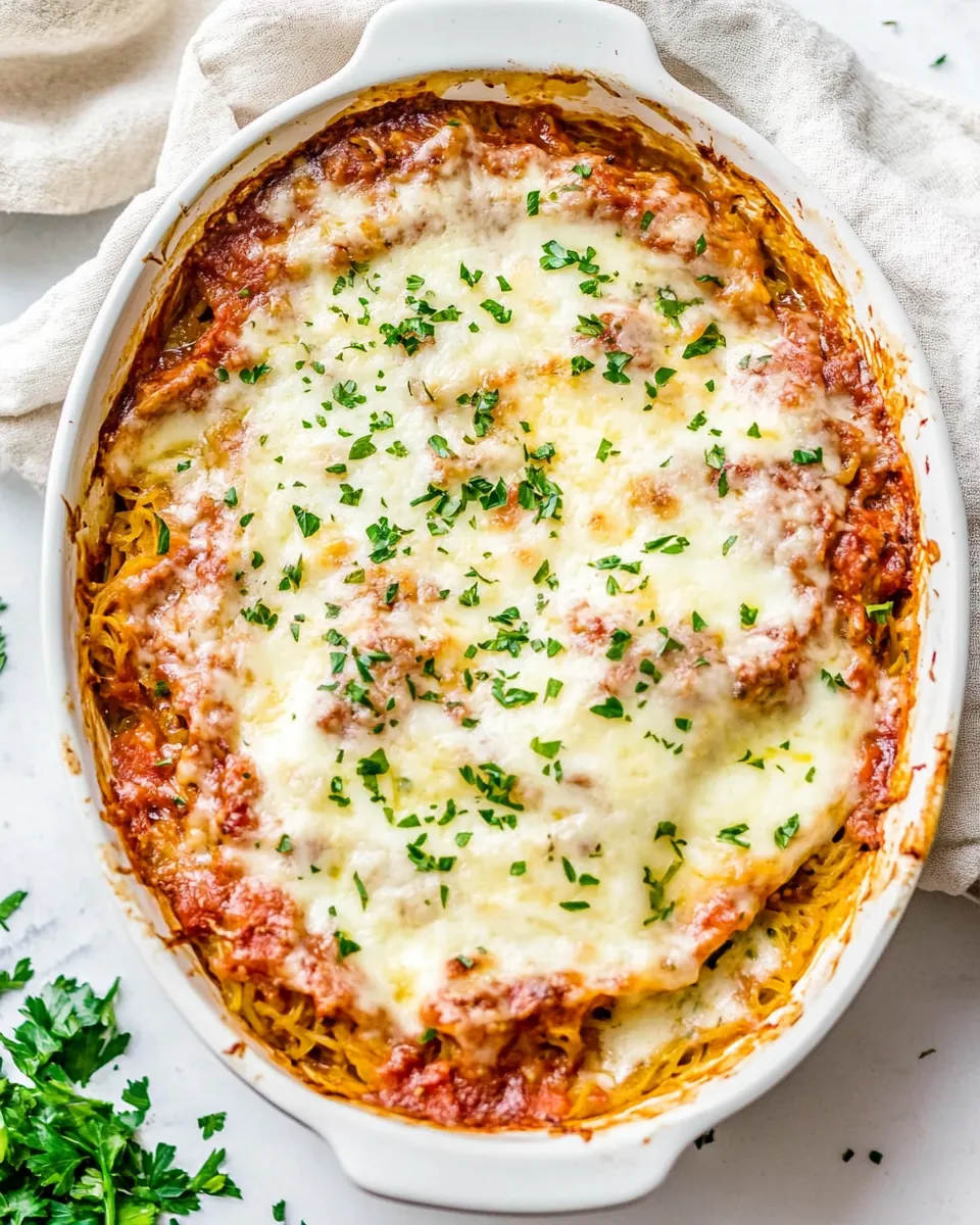 Spaghetti Squash Casserole