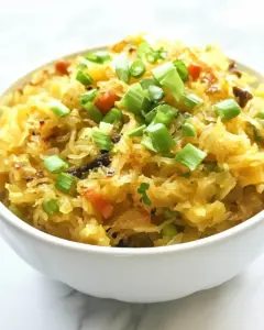 Spaghetti Squash Chow Mein