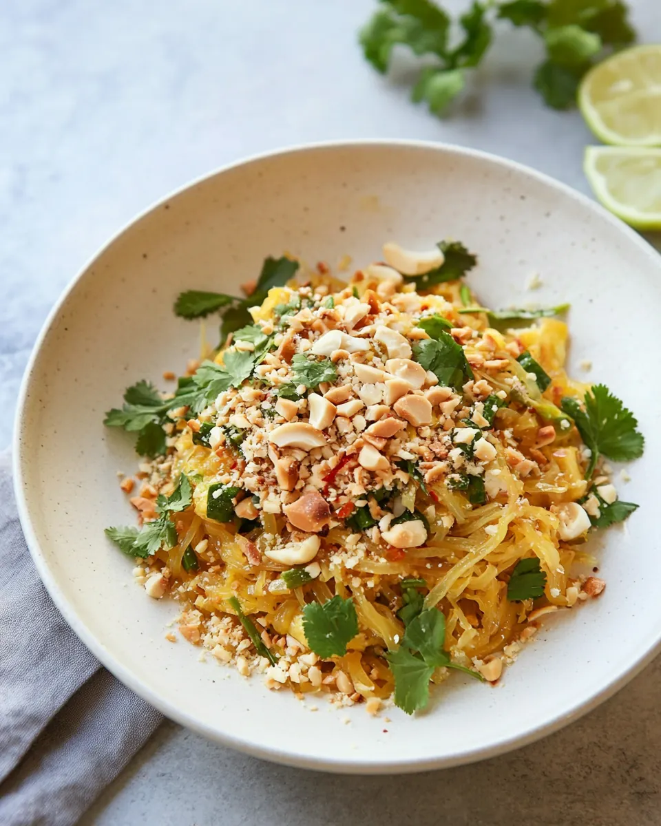 Spaghetti Squash Pad Thai