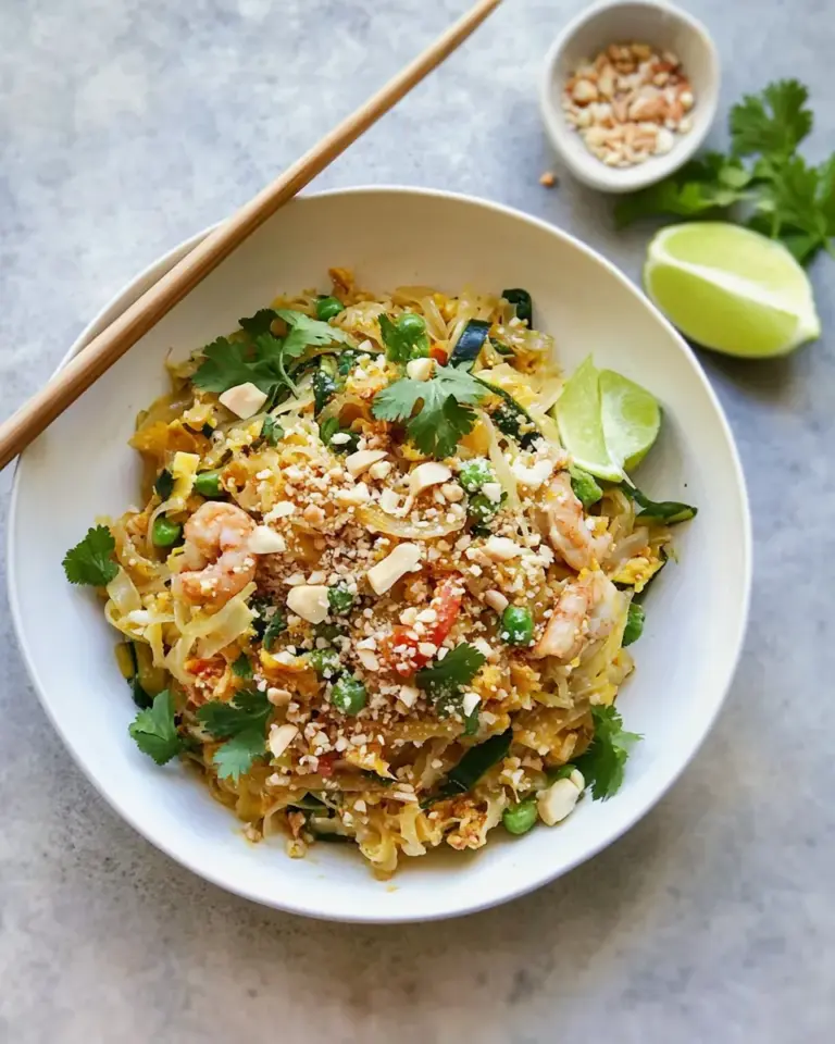 Spaghetti Squash Pad Thai
