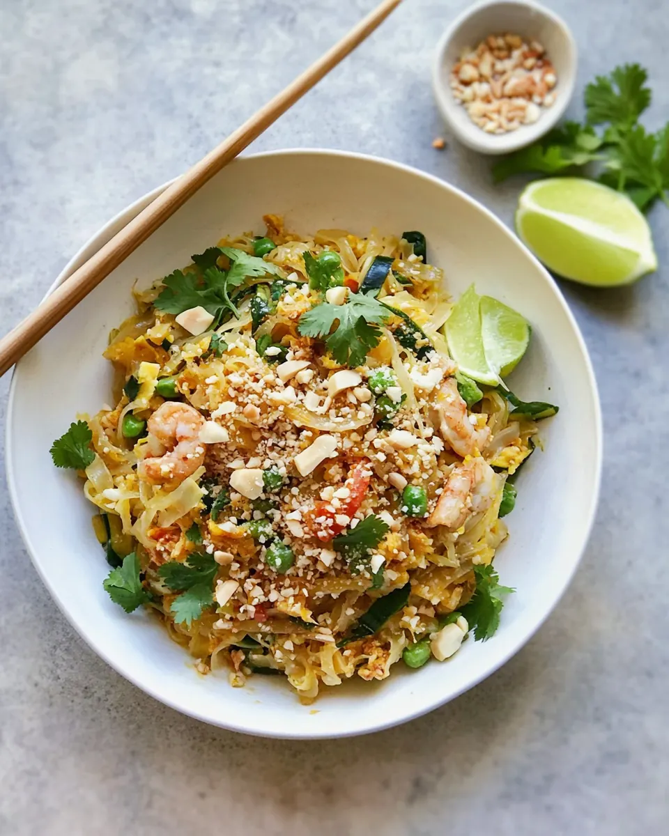 Spaghetti Squash Pad Thai