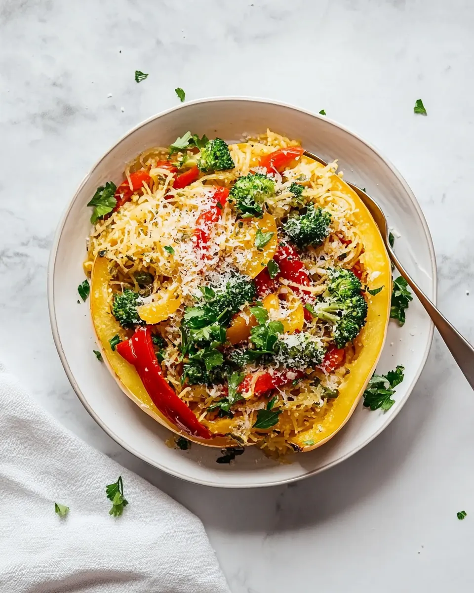 Spaghetti Squash Primavera