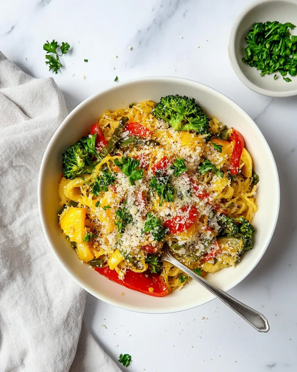 Spaghetti Squash Primavera