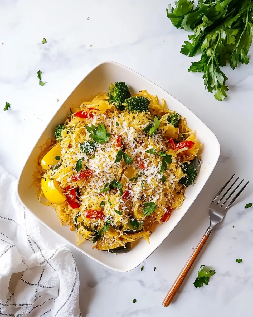 Spaghetti Squash Primavera