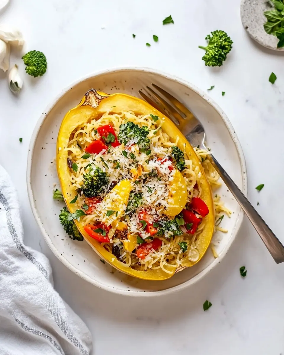 Spaghetti Squash Primavera