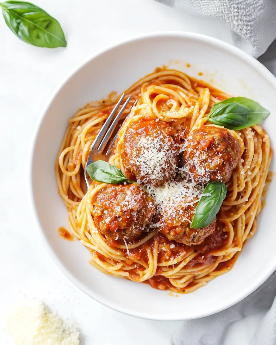 Spaghetti and Meatballs