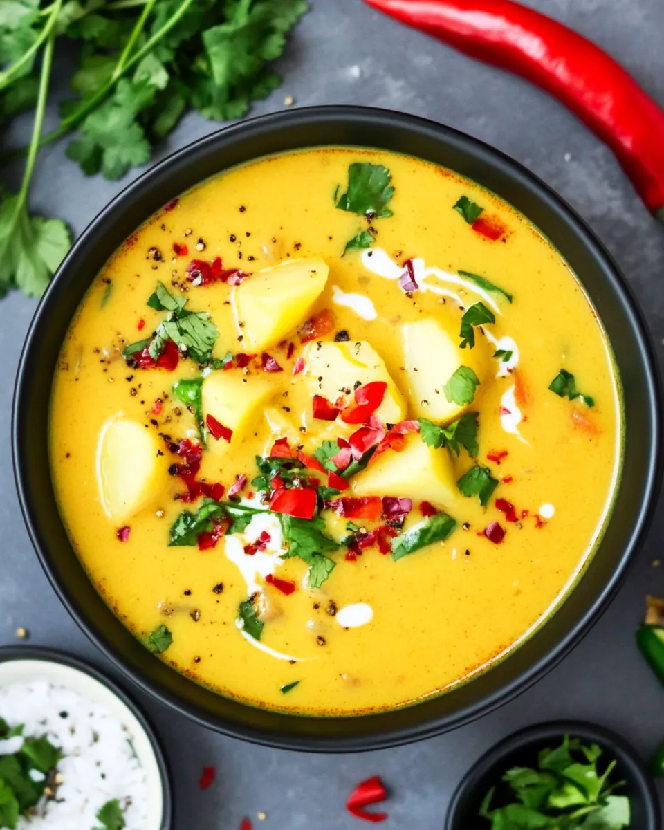 Spiced Coconut Potato Soup