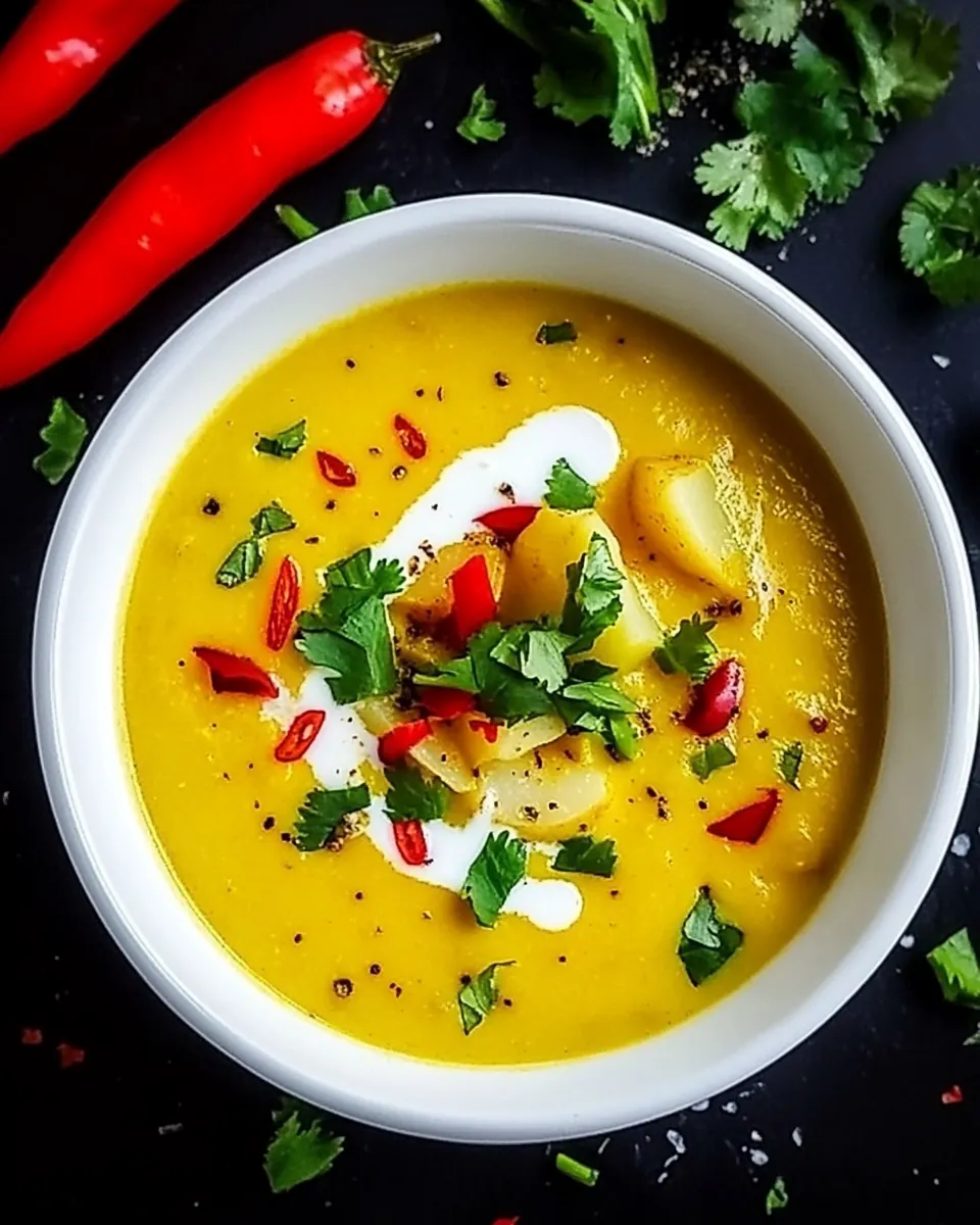 Spiced Coconut Potato Soup