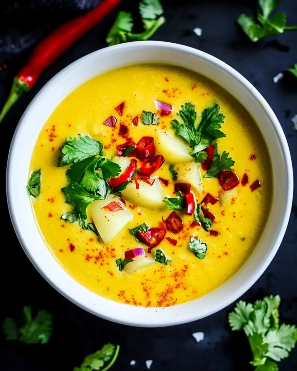 Spiced Coconut Potato Soup
