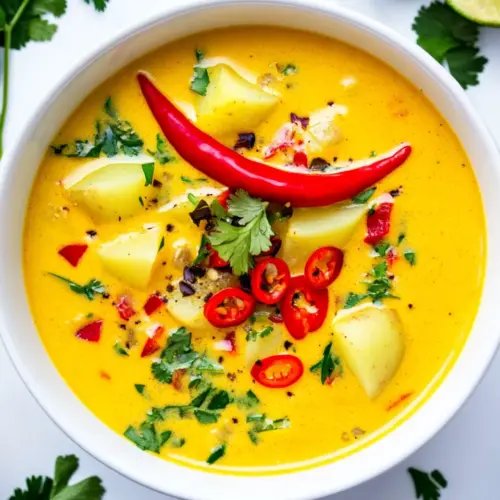 Spiced Coconut Potato Soup