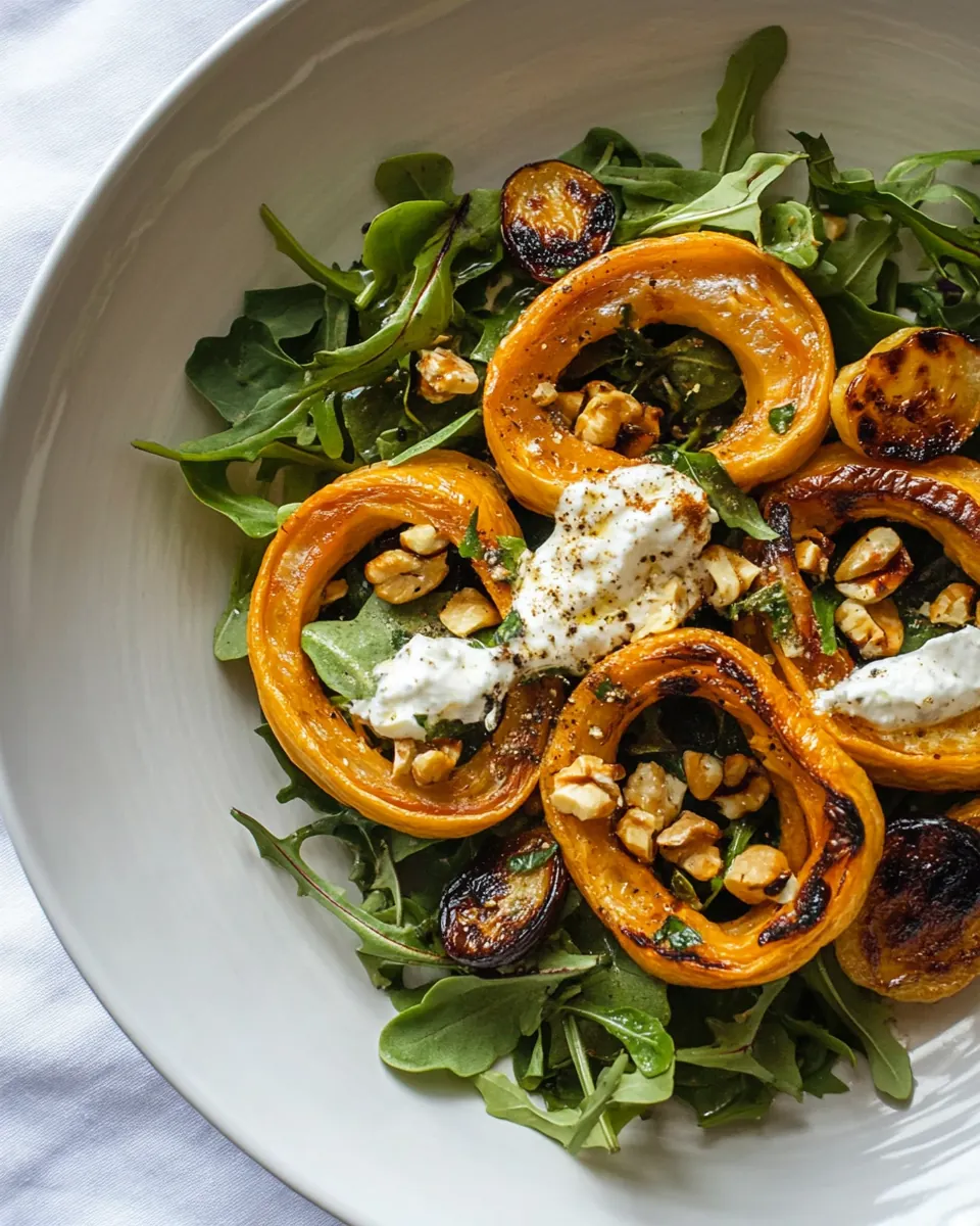 Spiced Delicata Breakfast Salad