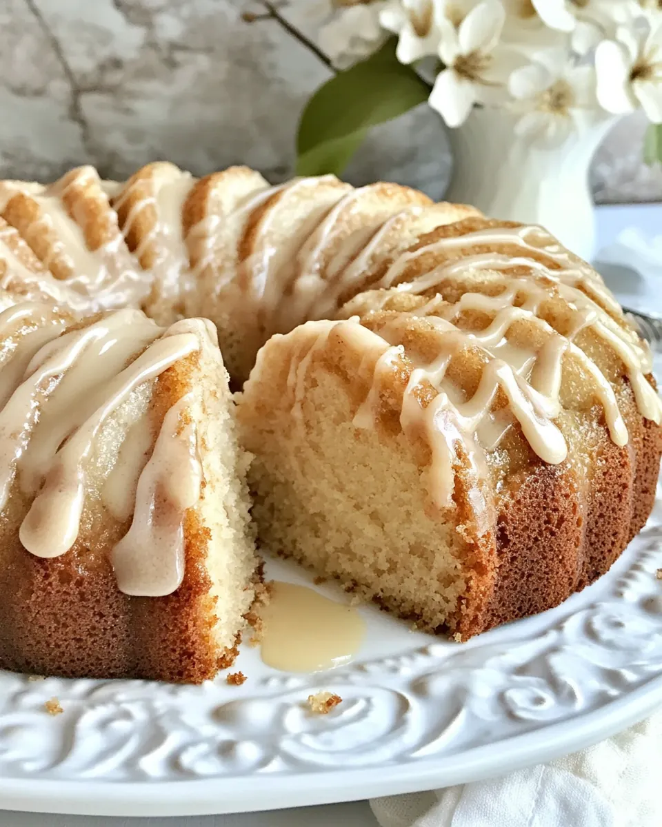 Spiced Pear Cake with Browned Butter Icing