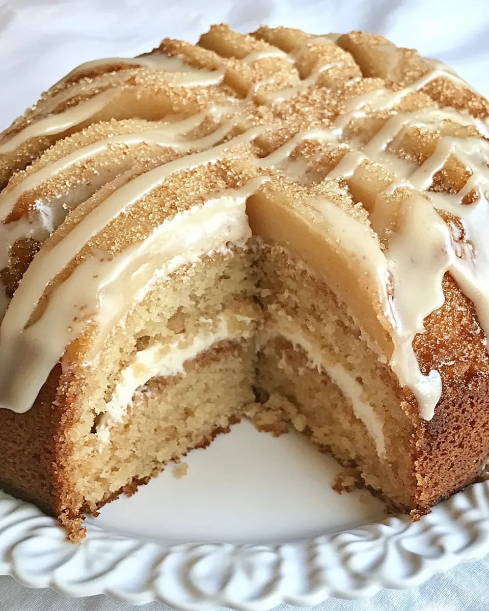 Spiced Pear Cake with Browned Butter Icing